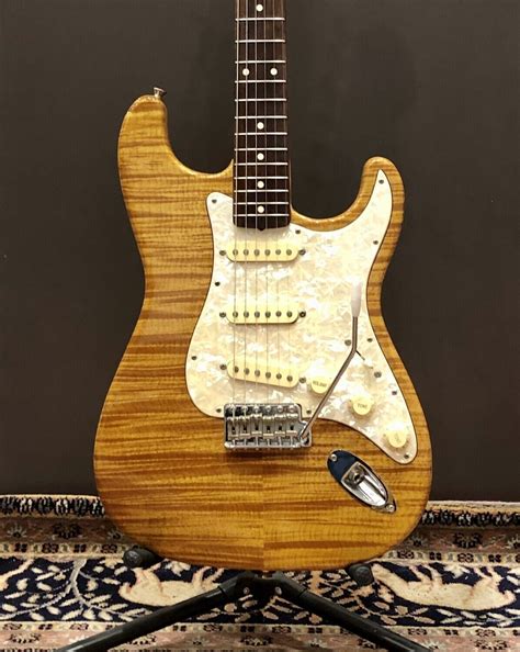 fender photo flame stratocaster details.